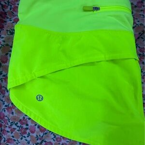 neon green lululemon speed ups!